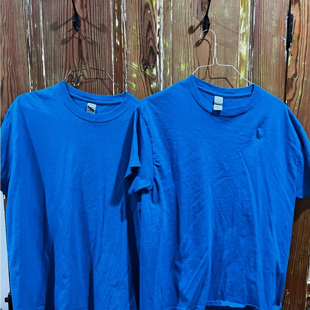 Blue Crew Neck T-Shirts- 2 pack